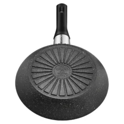 BALLARINI Set de poêles, 2-pcs. /24/28 cm, noir mat, Aluminium Discount