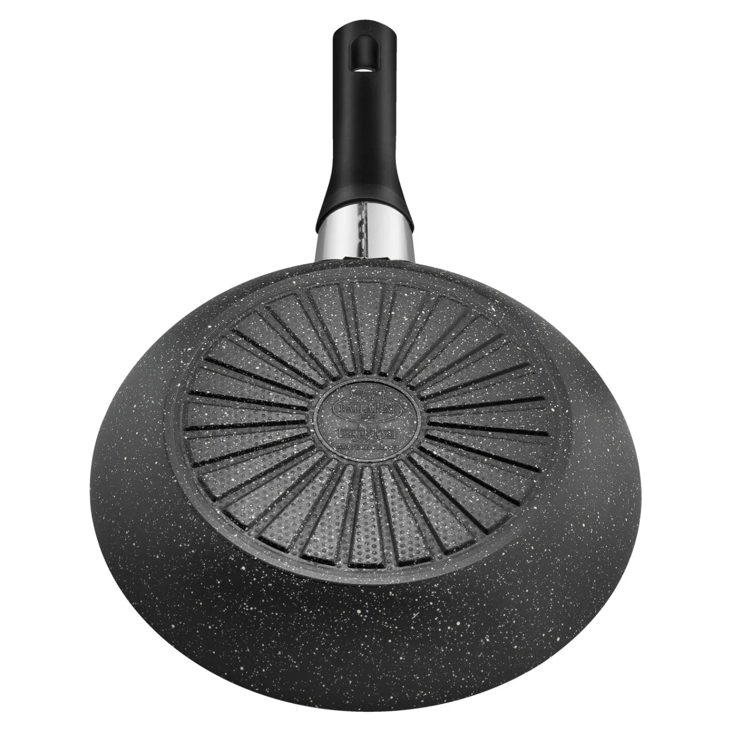 BALLARINI Set de poêles, 2-pcs. /24/28 cm, noir mat, Aluminium Discount