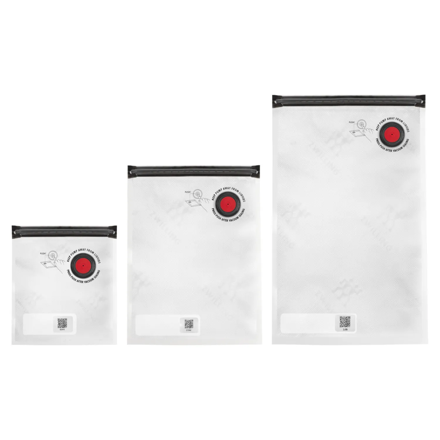 ZWILLING Set de sacs sous vide, S/M/L / 10-pcs Outlet