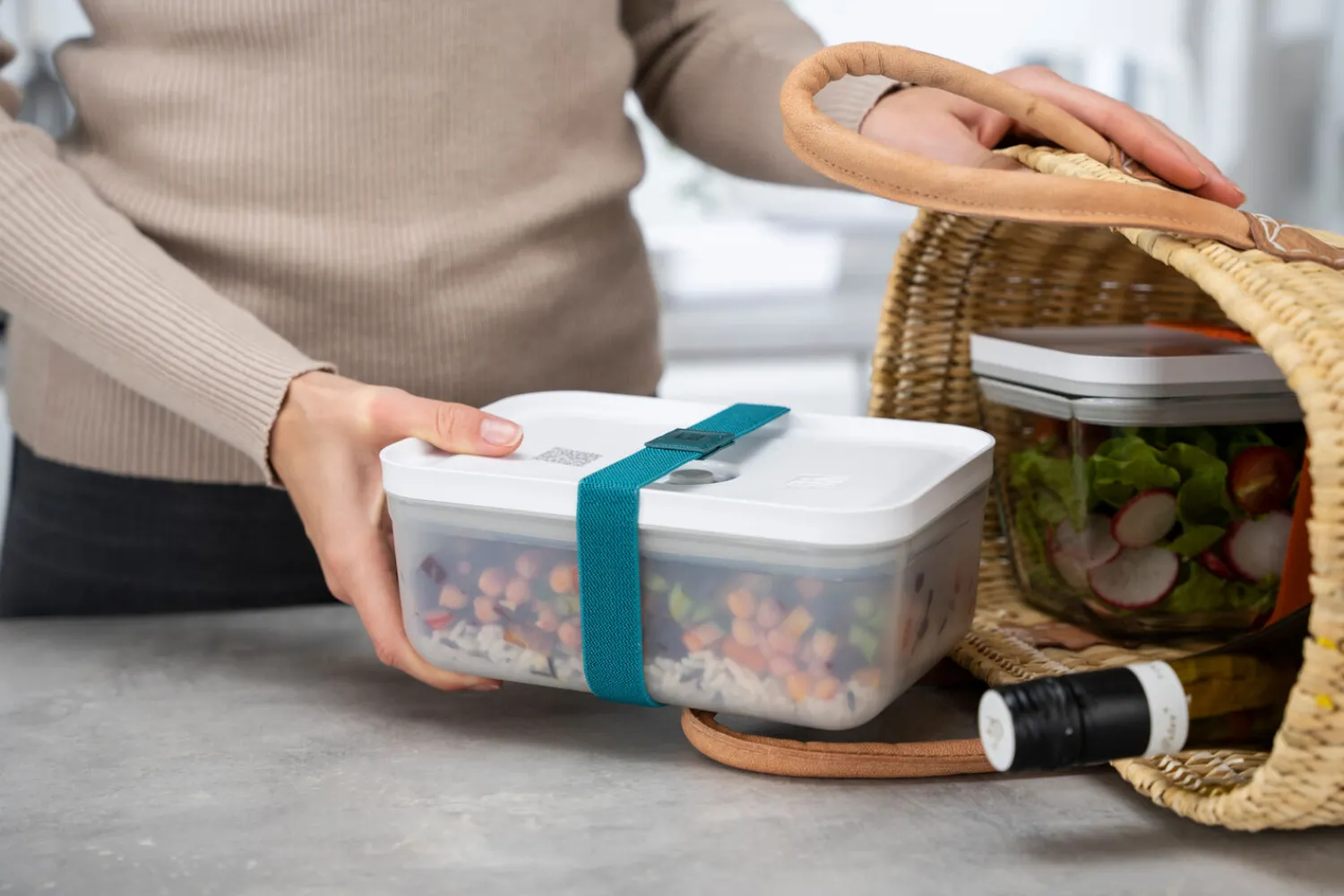 ZWILLING Set de sous-vide boîtes & accessoires, 17-pcs. /S/M/L, couleurs mélangées, Plastique Sale