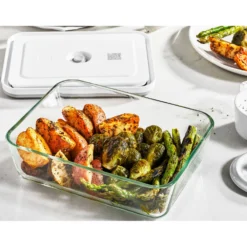 ZWILLING Set de sous-vide boîtes avec pompe & accessoires, 20-pcs. /S/M/L, couleurs mélangées, Verre