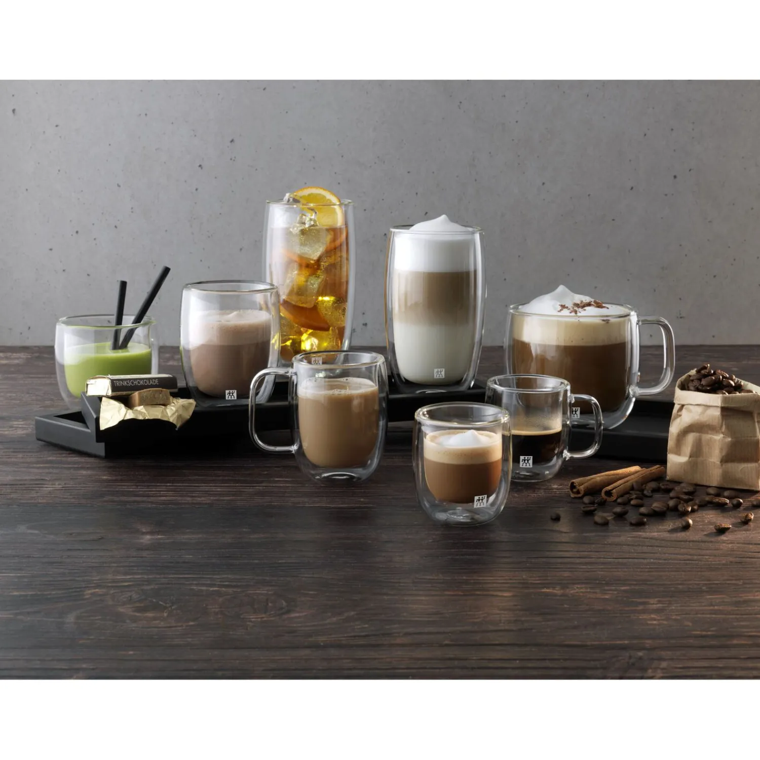 ZWILLING Set de verres à cappuccino, 6 pcs / 450 ml