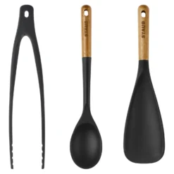 Staub Set d&rsquo;accessoires de cuisine avec une pince, une cuillère multi-usages et une cuillère à servir, 3-pcs. Best
