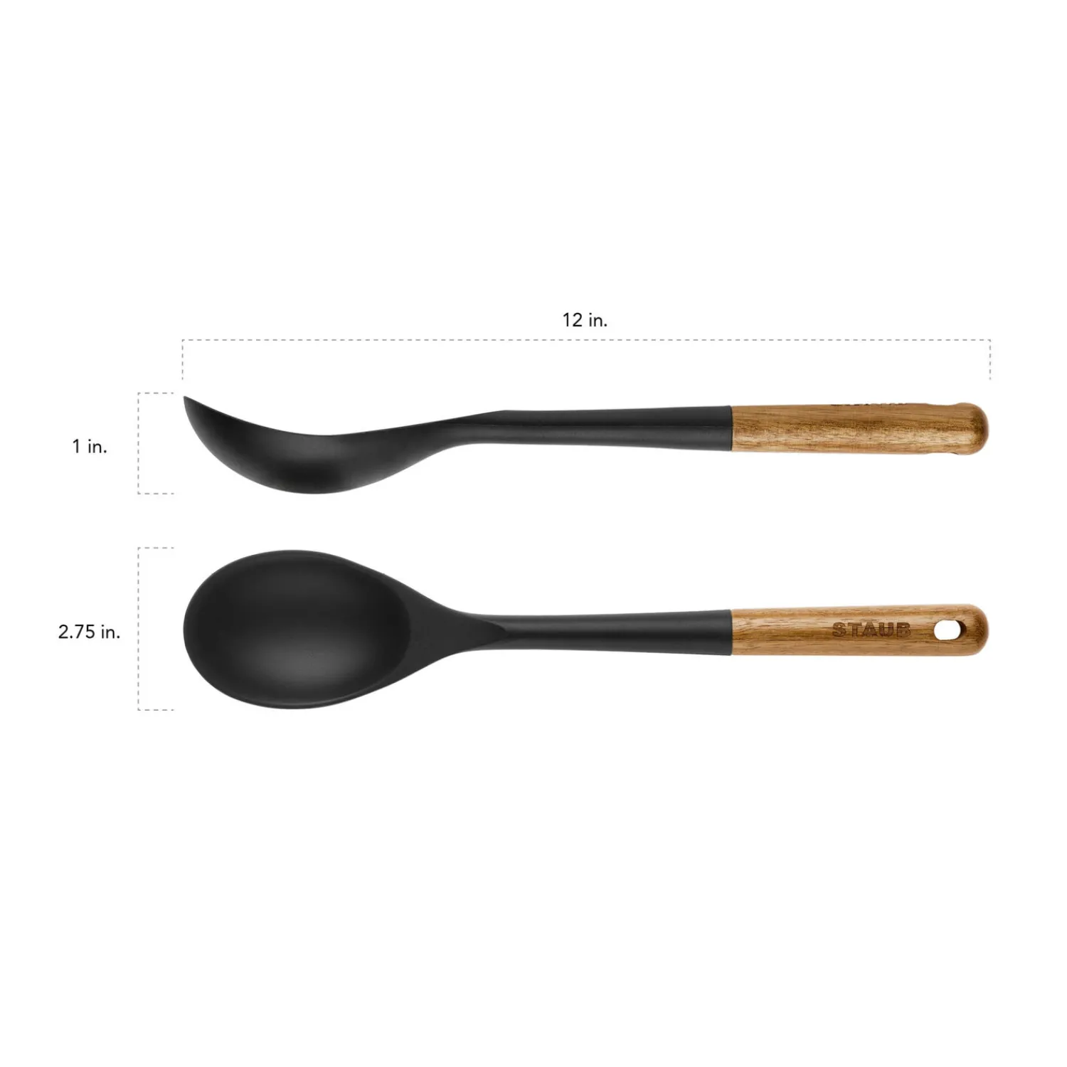 Staub Set d’accessoires de cuisine avec une pince, une cuillère multi-usages et une cuillère à servir, 3-pcs. Best