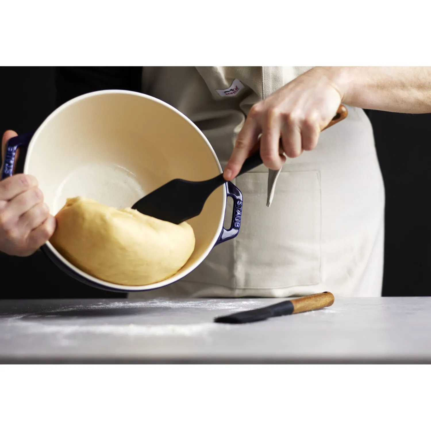 Staub Set d’accessoires de pâtisserie avec une spatule, un rouleau à pâtisserie et un pinceau à pâtisserie, 3-pcs. Discount