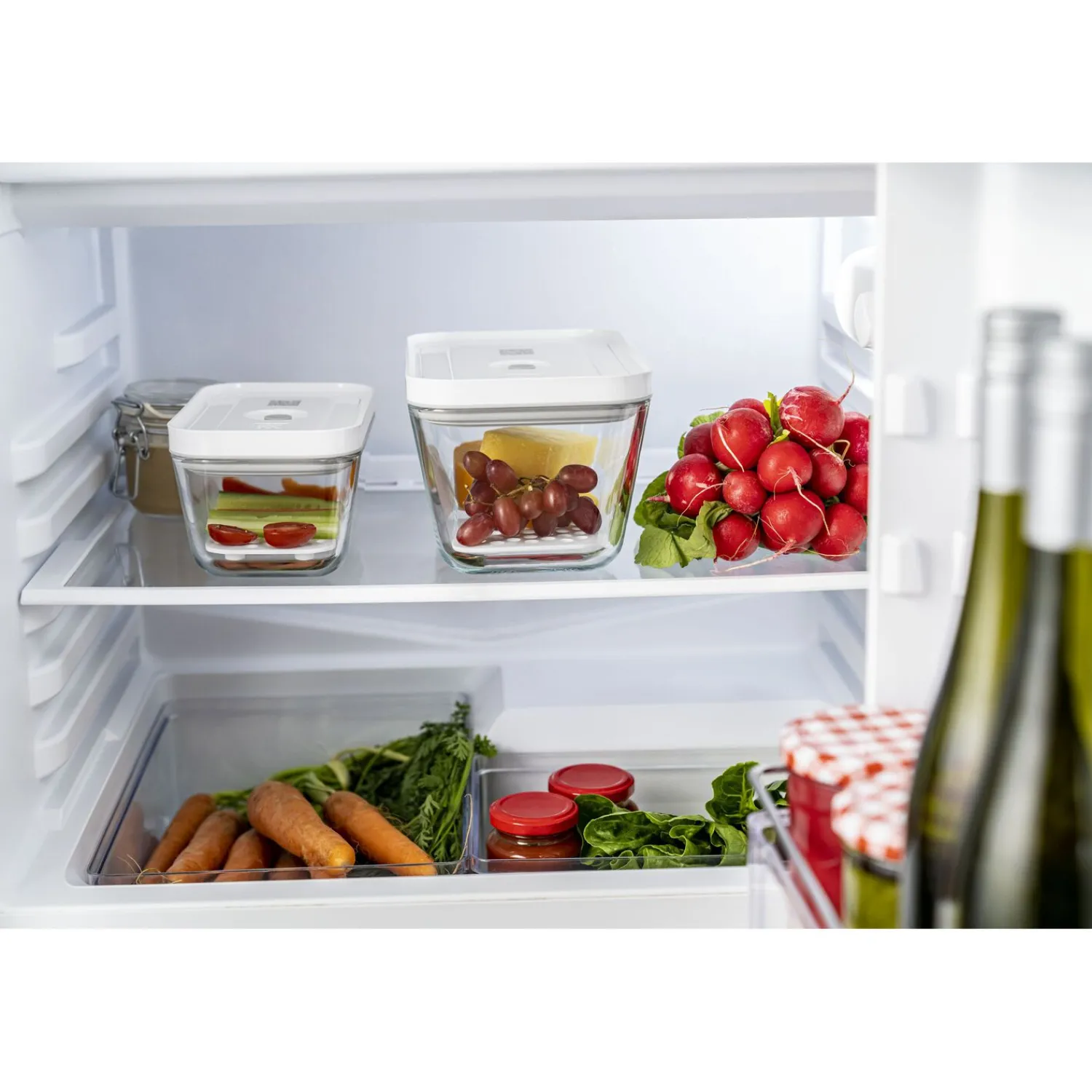 ZWILLING Set d’accessoires sous vide pour boîtes en verre, M/L / 2-pcs Blanc