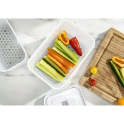ZWILLING Set d’accessoires sous vide pour boîtes en plastique, M/L / 2-pcs Gris Outlet
