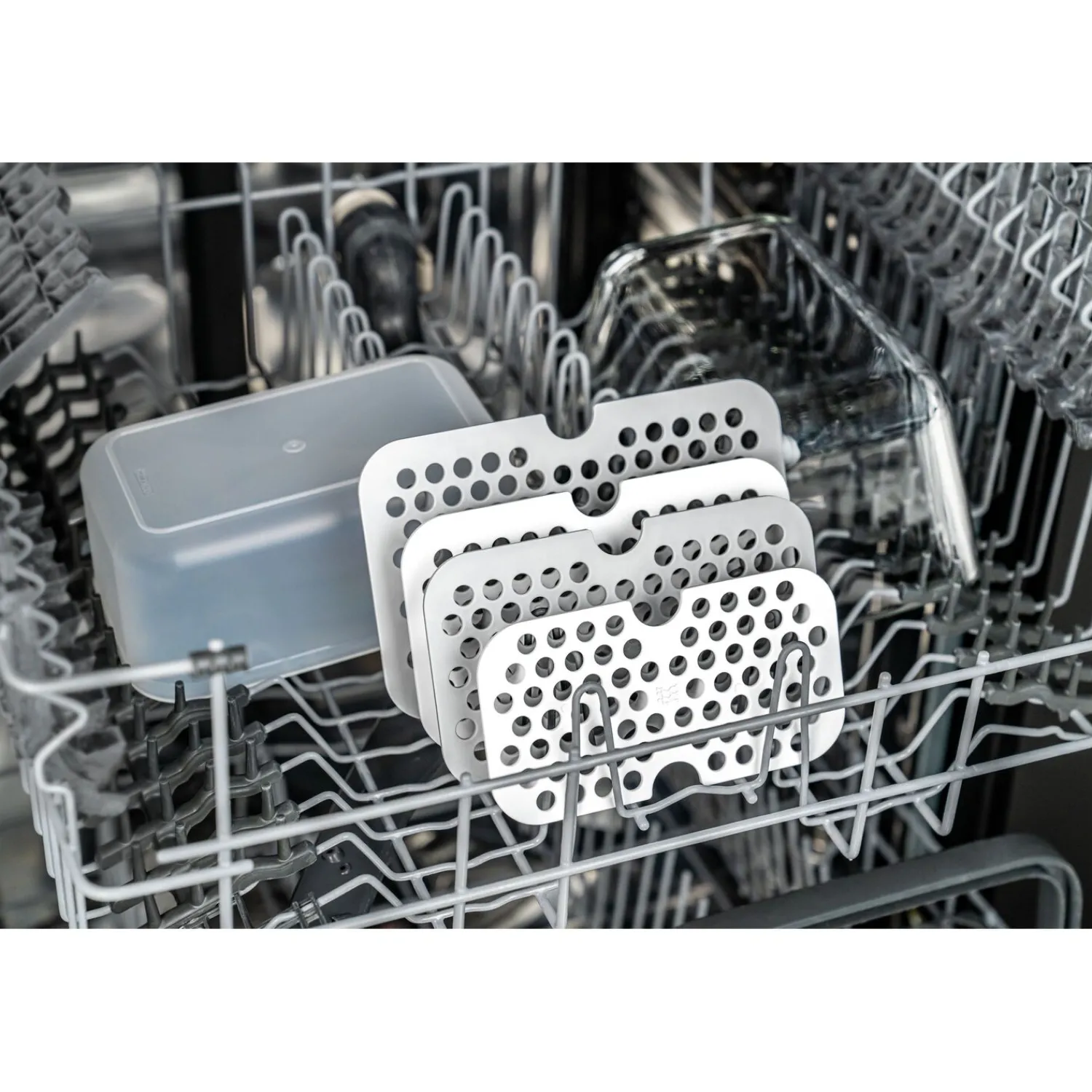 ZWILLING Set d’accessoires sous vide pour boîtes en plastique, M/L / 2-pcs Gris Outlet