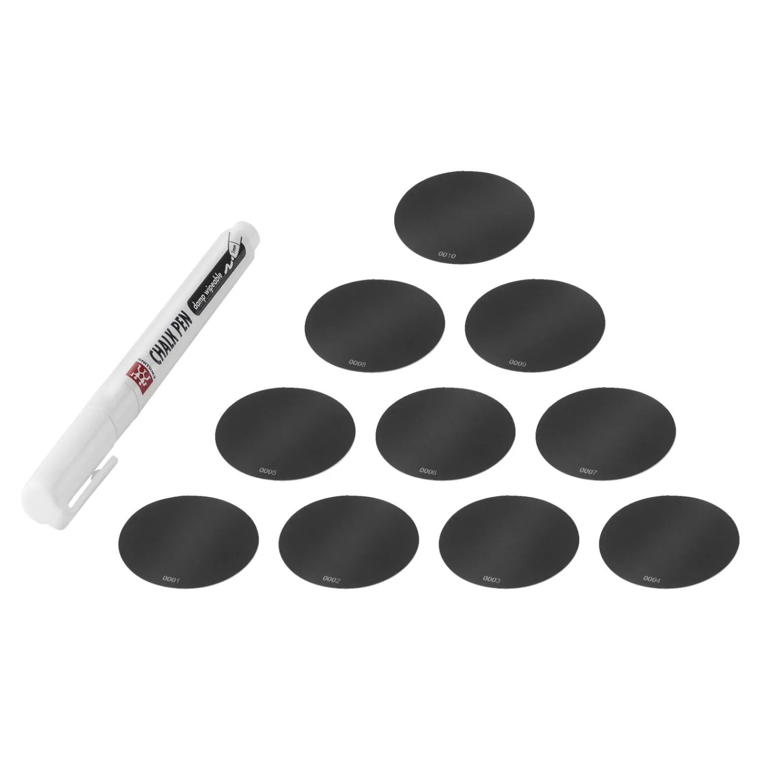 ZWILLING Set étiquettes et marqueurs craie CUBE, 11-pcs Best