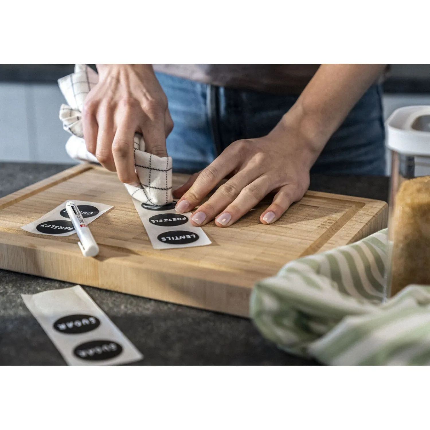 ZWILLING Set étiquettes et marqueurs craie CUBE, 11-pcs Best