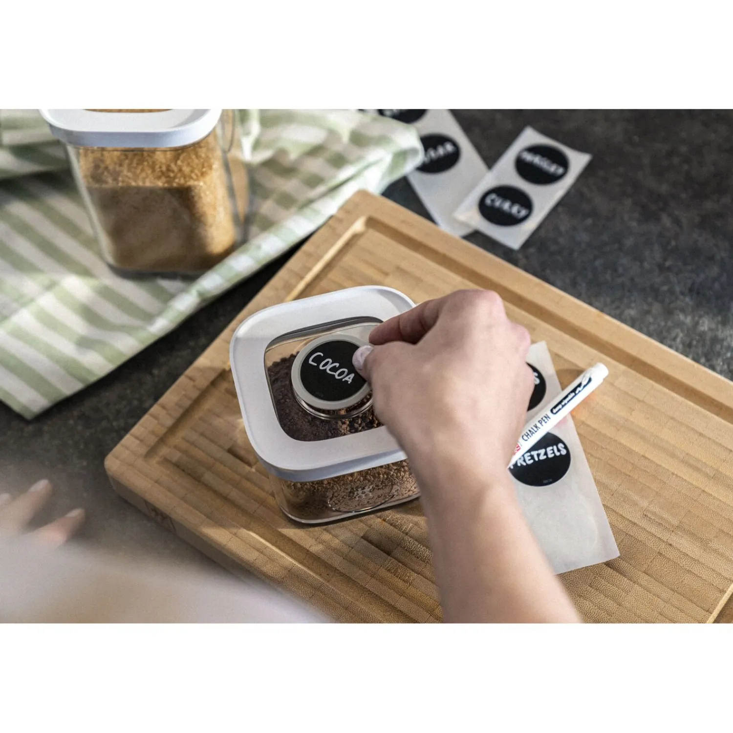 ZWILLING Set étiquettes et marqueurs craie CUBE, 11-pcs Best