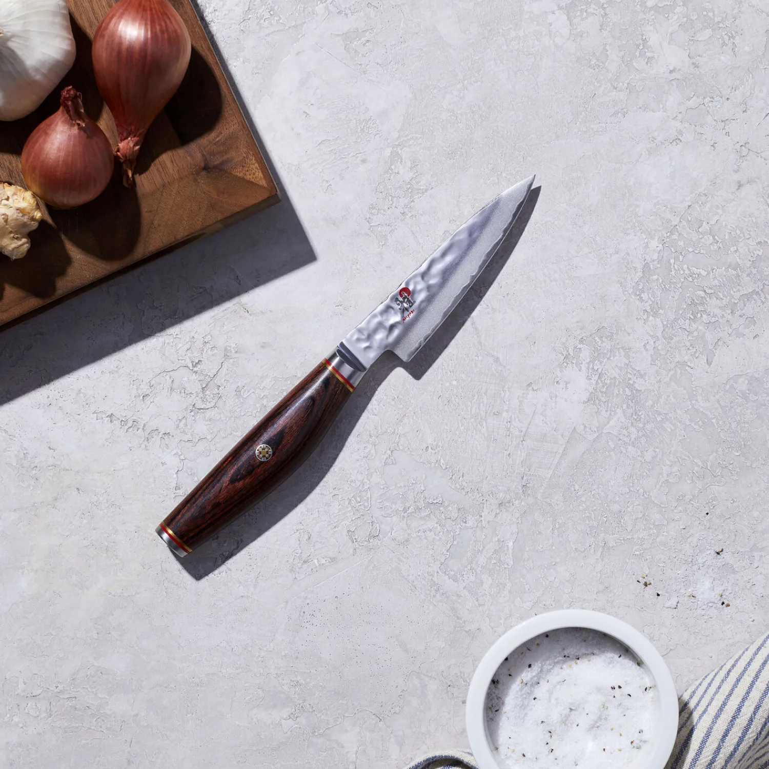 MIYABI Shotoh 9 cm, Brun, Bois de pakka New