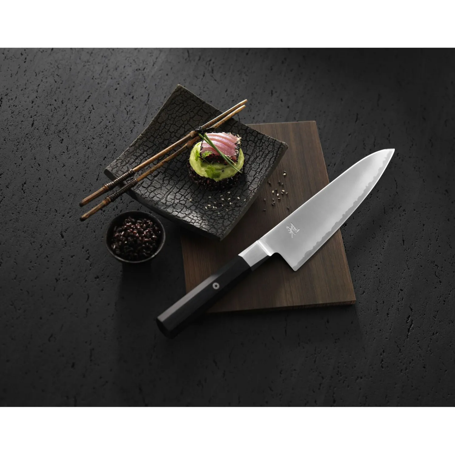 MIYABI Sujihiki 24 cm, Brun, Bois de pakka Outlet