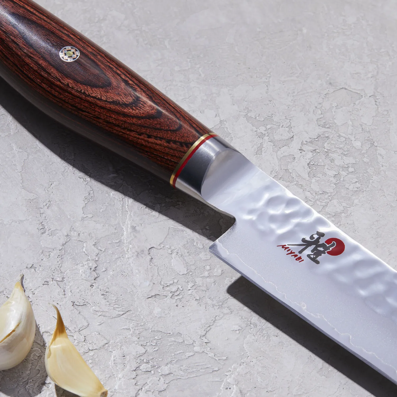 MIYABI Sujihiki 24 cm, Brun, Bois de pakka Online