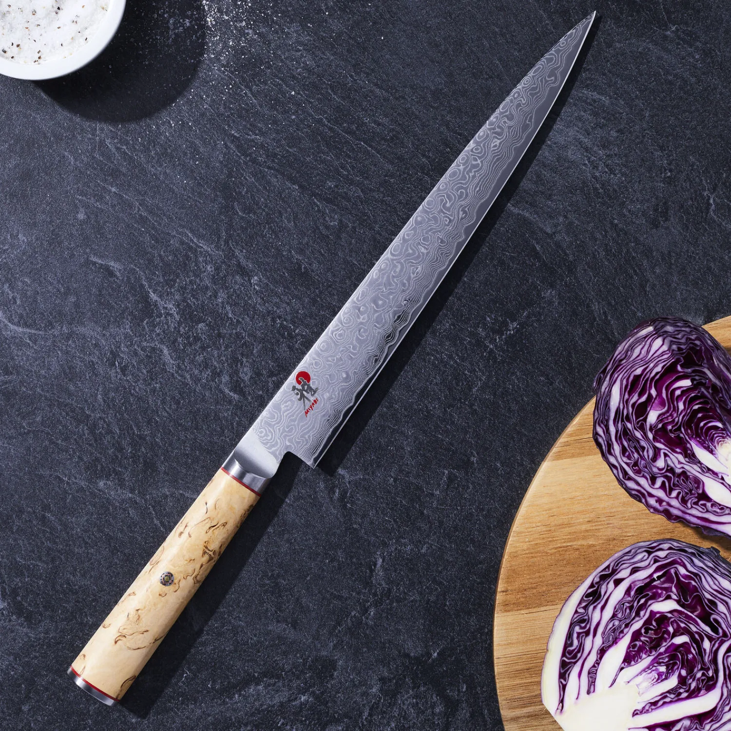 MIYABI Sujihiki 24 cm, Brun, Bouleau Online