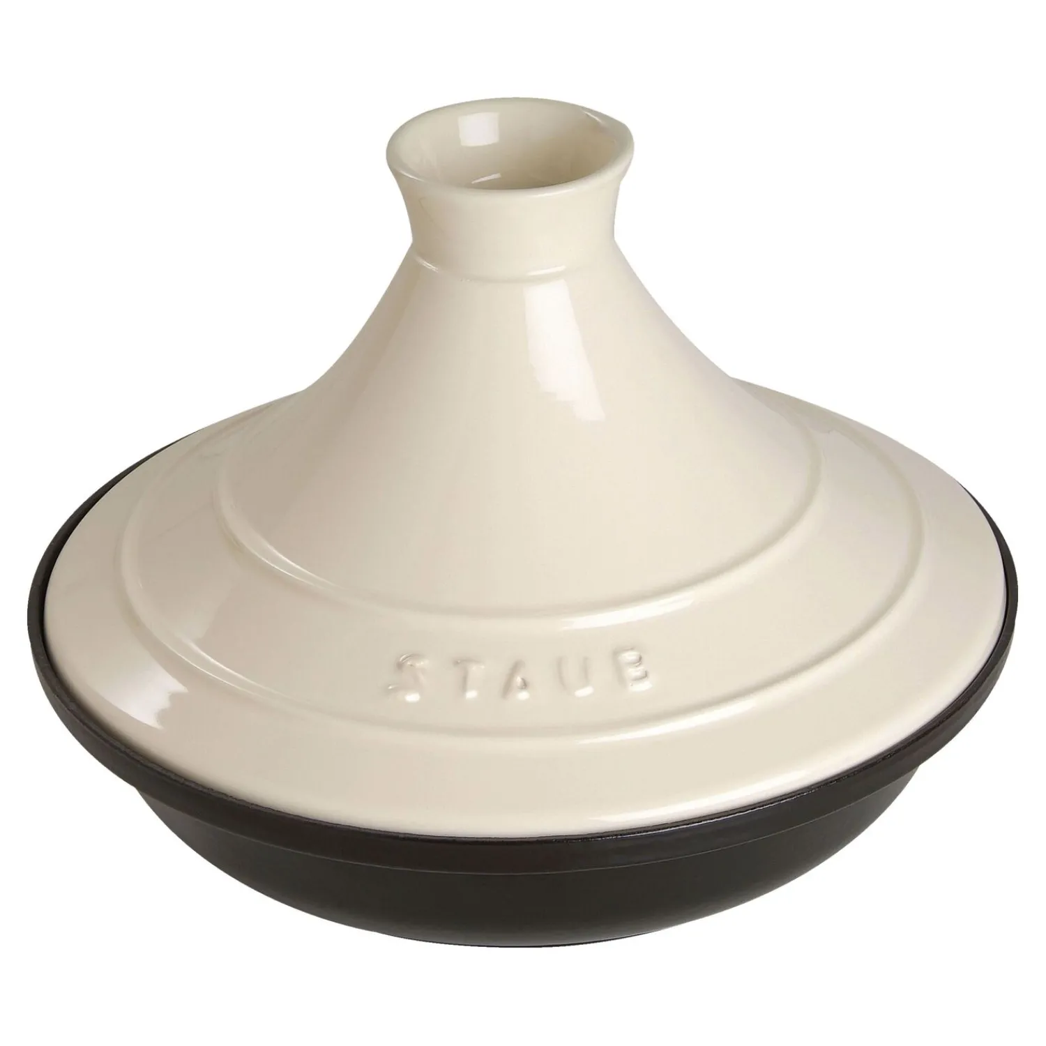 Staub Tajine 28 cm, Fonte, Cream New