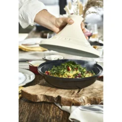 Staub Tajine 28 cm, Fonte, Cream New