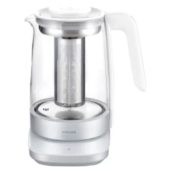 ZWILLING Théière-bouilloire électrique en verre, 1,7 l, Blanc Hot