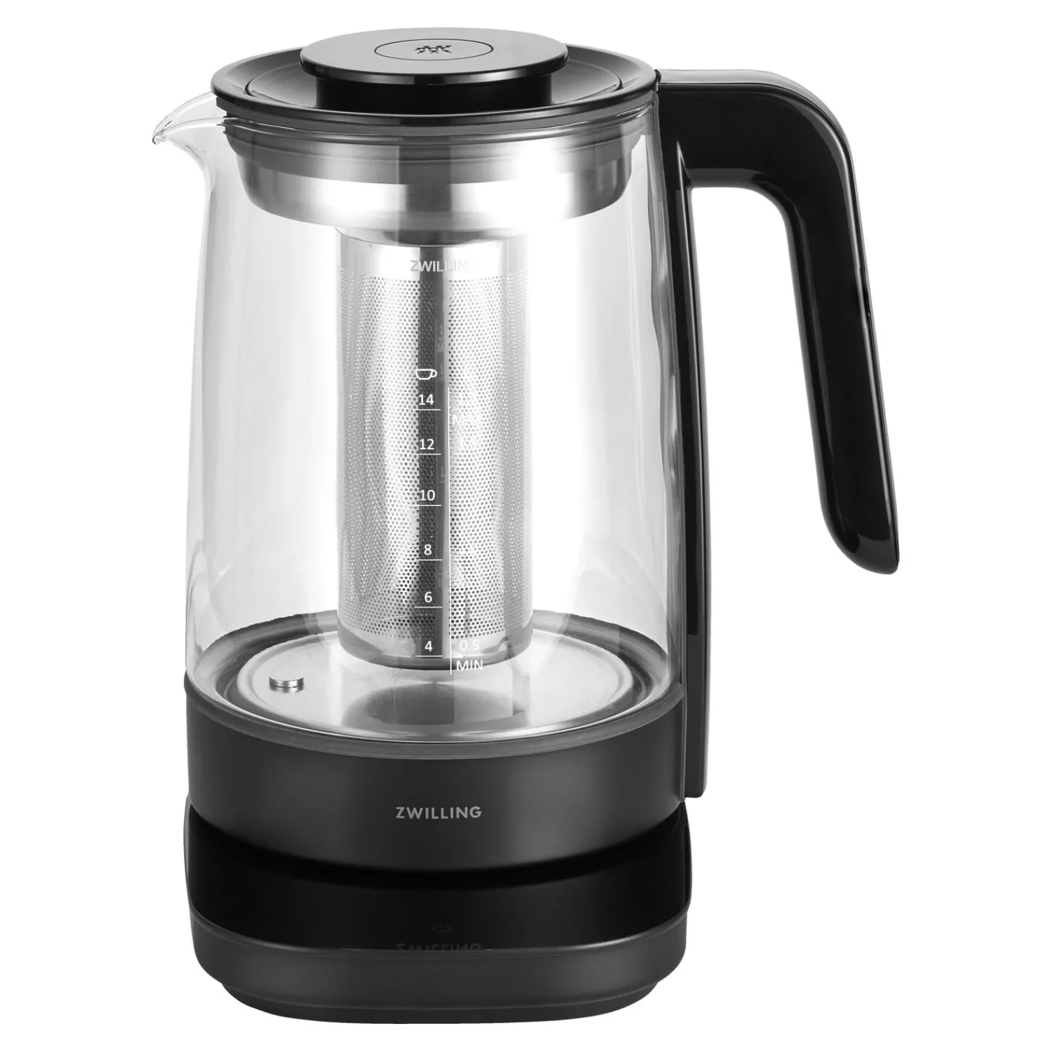 ZWILLING Théière-bouilloire électrique en verre, 1,7 l, Noir mat Online
