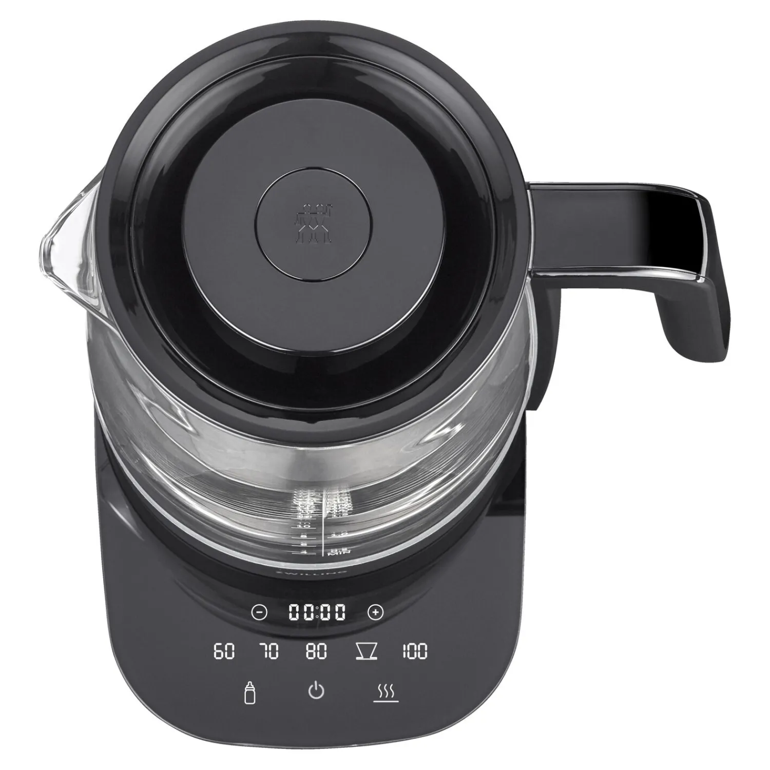 ZWILLING Théière-bouilloire électrique en verre, 1,7 l, Noir mat Online