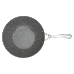 BALLARINI Wok, 30 cm, Aluminium, Revêtement antiadhésif en céramique renforcée en titane Hot