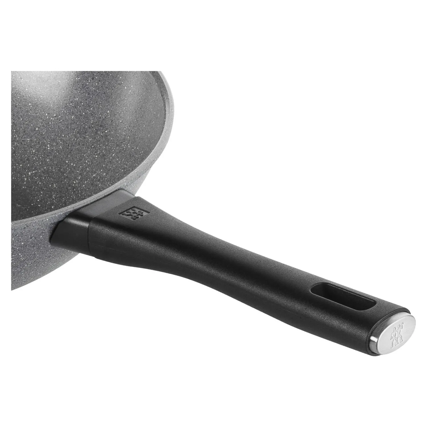 ZWILLING Wok, 28 cm, Aluminium, Revêtement antiadhésif en céramique renforcée en titane