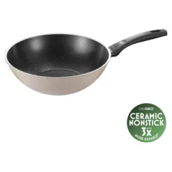 BALLARINI Wok, 28 cm, Aluminium, Revêtement antiadhésif en céramique Sale