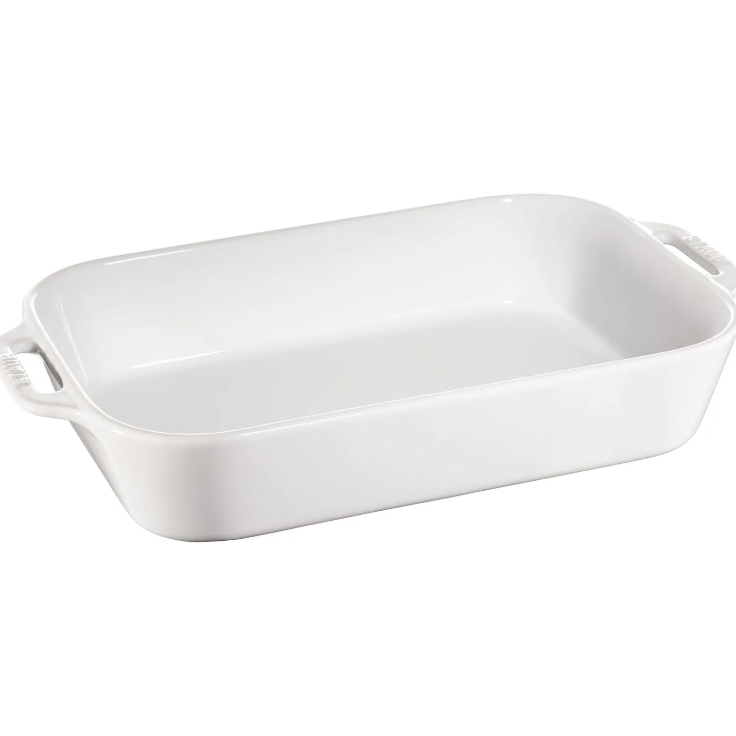 Staub 34 x 24 cm, Assiette chaude, Blanc Hot
