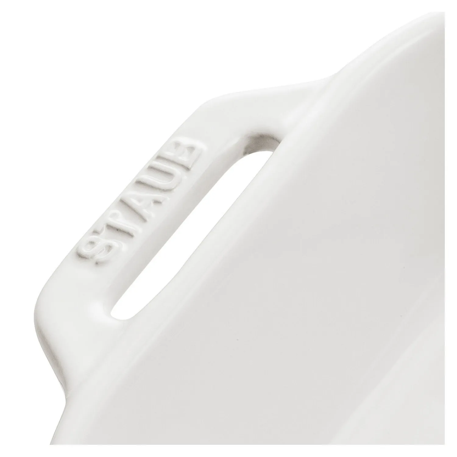 Staub 14 x 11 cm, Assiette chaude, Blanc Outlet