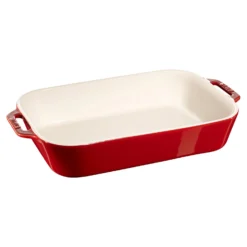 Staub 34 x 24 cm, Assiette chaude, Cerise Hot