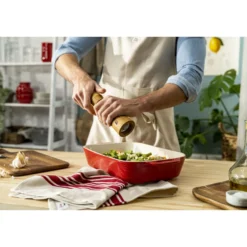 Staub 34 x 24 cm, Assiette chaude, Cerise Hot