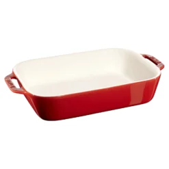 Staub 27 x 20 cm, Assiette chaude, Cerise New