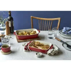 Staub 27 x 20 cm, Assiette chaude, Cerise New