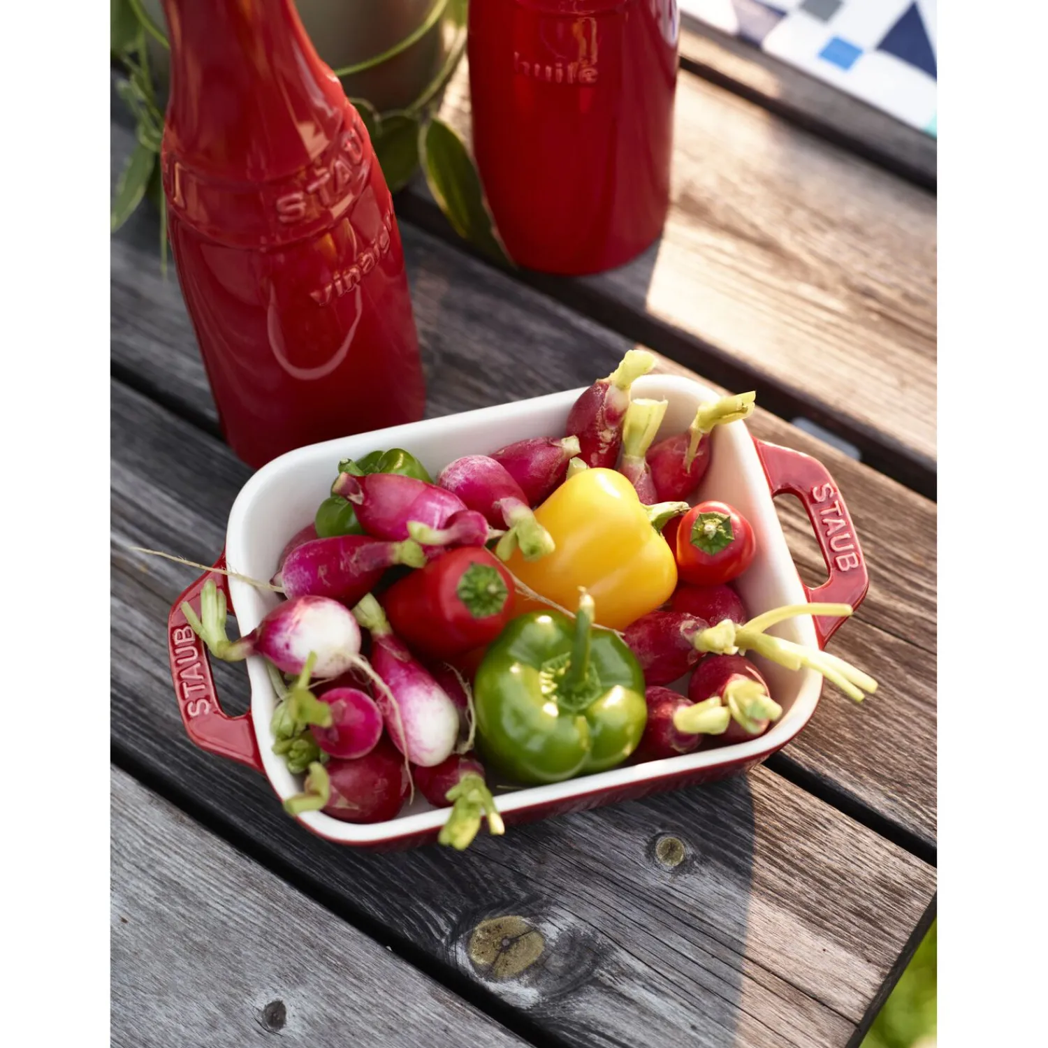 Staub 14 x 11 cm, Assiette chaude, Cerise New
