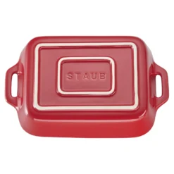 Staub 20 x 16 cm, Assiette chaude, Cerise New