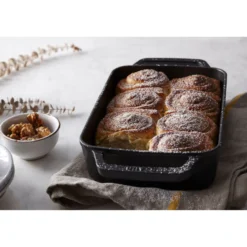 Staub 30 x 20 cm, Assiette chaude, Noir mat Clearance