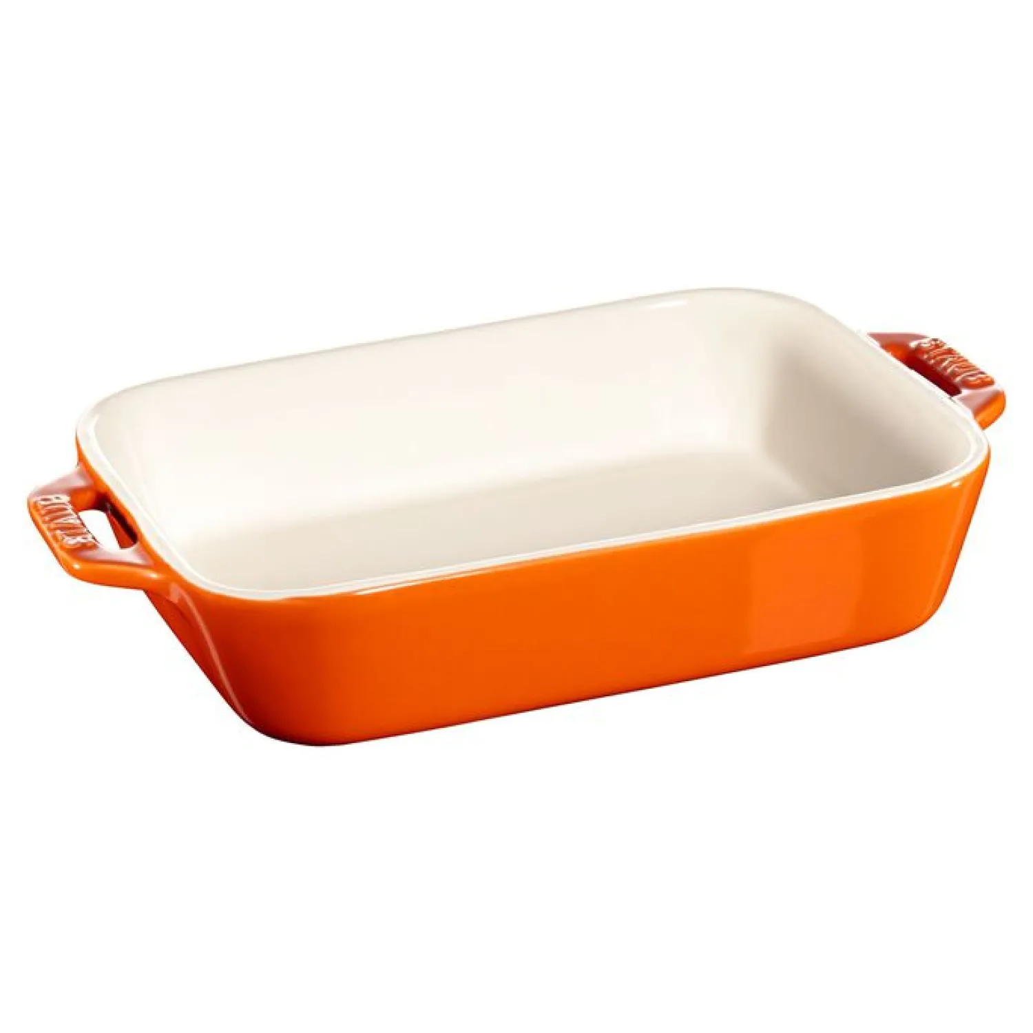 Staub 20 x 16 cm, Assiette chaude, Orange