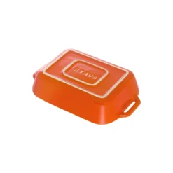 Staub 14 x 11 cm, Assiette chaude, Orange Discount