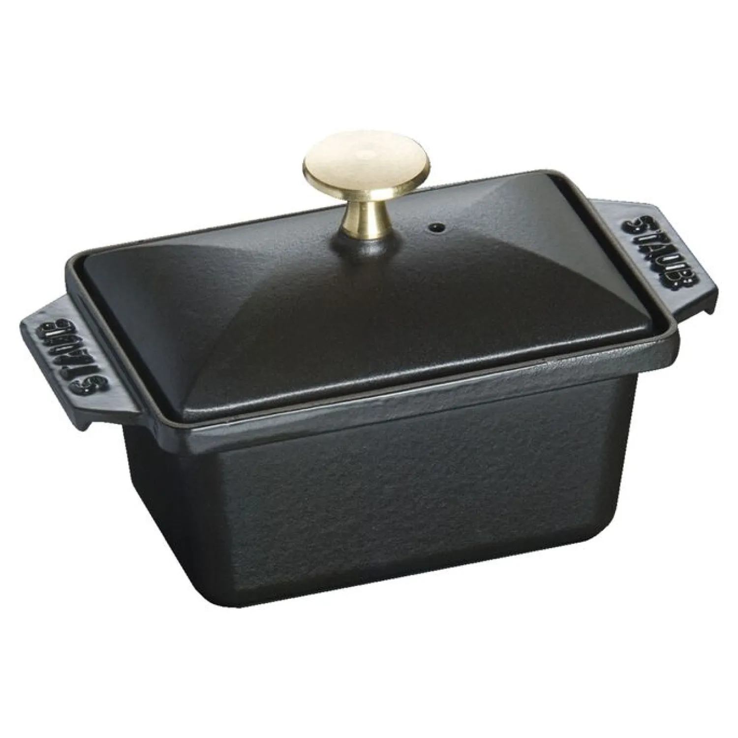 Staub 15 x 11 cm, Terrine, Noir mat New